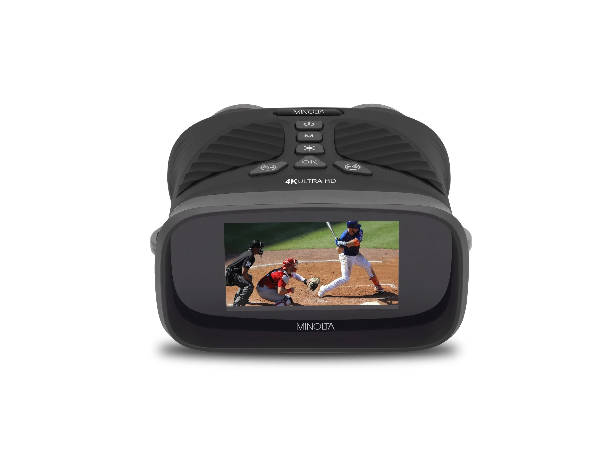 みのん!DCブラック MNDM10B 10x25 Night Vision Monocular w/4K UHD Camera